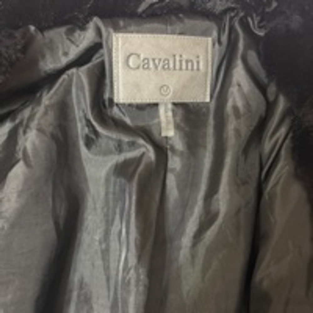 Women's Cavalini Black Faux Fur Coat​